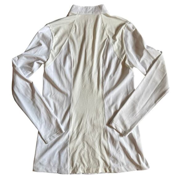 Women’s Sync Equestrian White Elevate CoolTech Top Long Sleeve Shirt Size XL - Picture 2 of 4